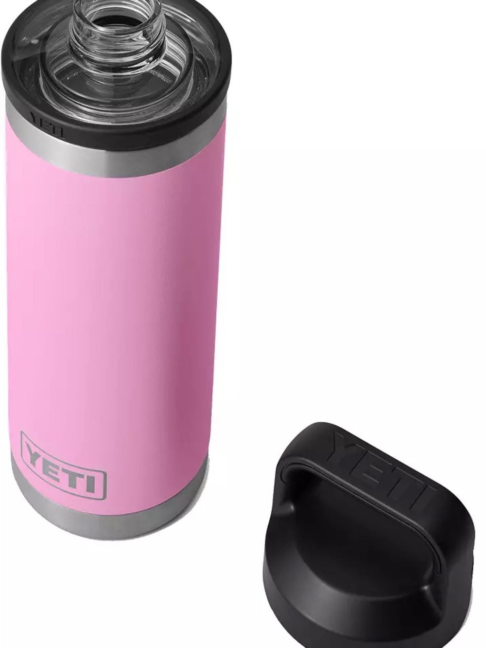 💕💕 YETI 18 oz. Rambler Bottle with Chug Cap New Color Power Pink!! - Picture 5 of 11